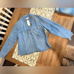 Evereve Chambray Top